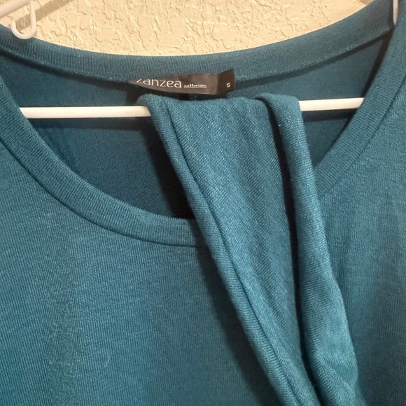 Zanzea Collection Tops - Zanzea Collection Teal Blue Relaxed Fit Dolman Sleeve Top Size S‎